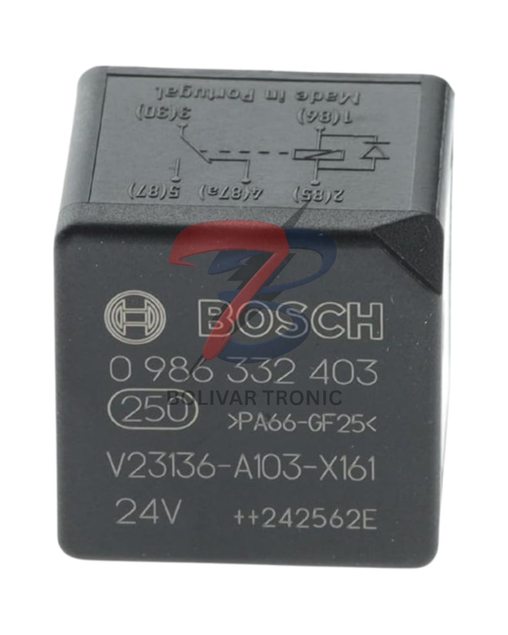 RELAY 24V 20A 5P DIODO